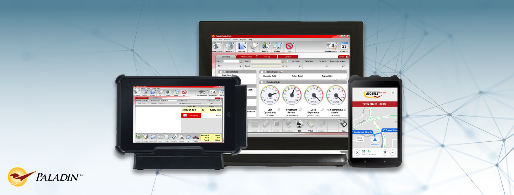 screenshot of Paladin Point of Sale and Inventory Management